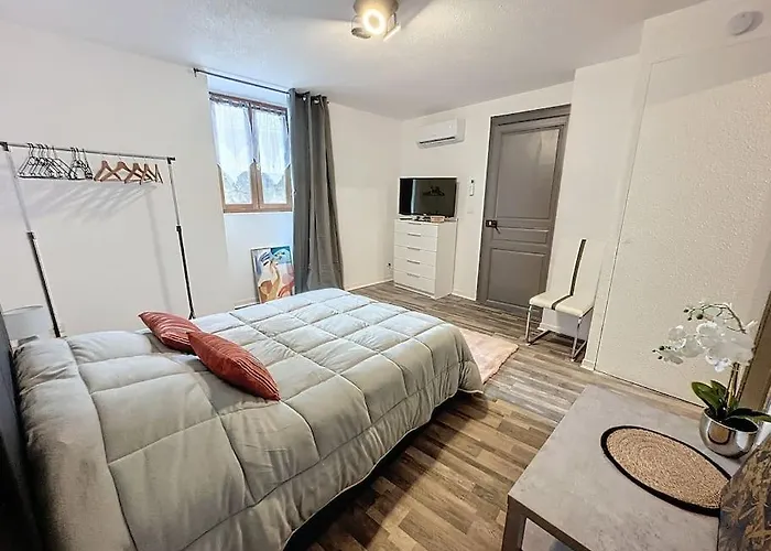 Cocon Pelerin Romantique A Lourdes, Appartement Climatise A 10 Min Sanctuaire & Gare شقة *